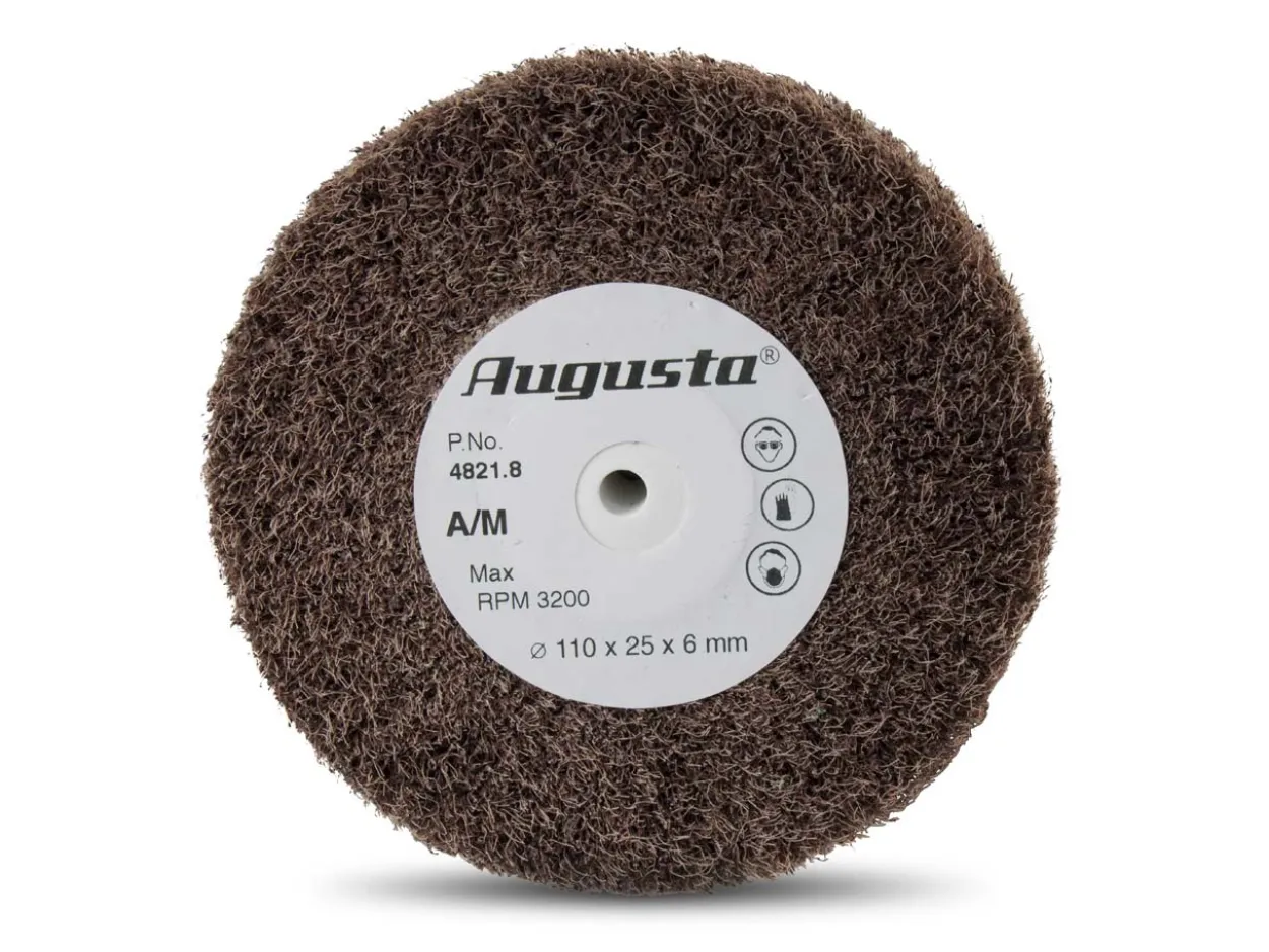 Satin Finish Buffing Wheel, Medium,110mm X 25mm