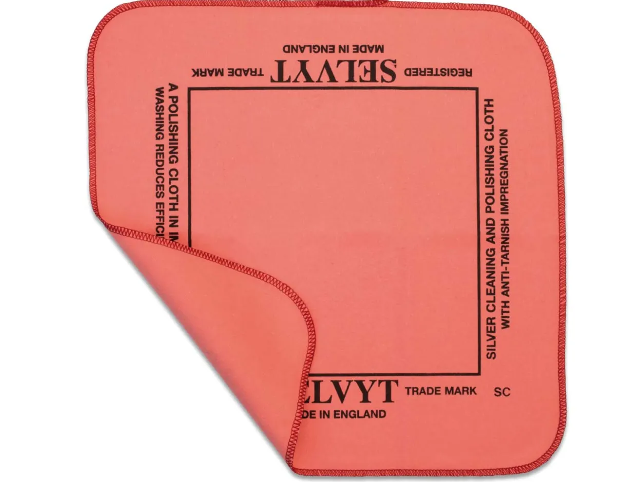 Selvyt Polishing Cloth Set, Silver Cloth, Rouge Cloth And Soft Cloth