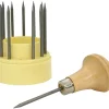 Set Of 12 Grain Tools, Sizes 5 To 16, With Handle