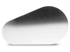 Silver Clay Drop Shape Flexible Clay Cutter