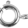Silver Plated Bolt Rings 7mm Pack of 10