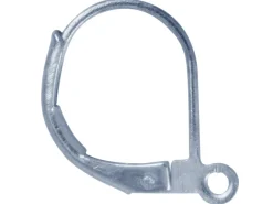 Silver Plated Continental Ear Wire Pack of 10