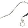 Silver Plated Flat Earring Hook Wire Pack of 10