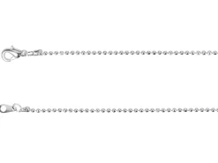 Silver Plated 1.5mm Ball Chain 16"/40cm Unhallmarked