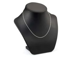 Silver Plated 1.8mm Barleycorn Chain 18