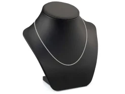 Silver Plated 1.8mm Filed Curb Chain 18