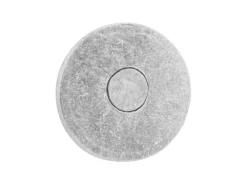 Silver Plated 5mm Flat Disc And Post, Pack of 10