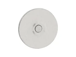 Silver Plated 7mm Flat Disc And Post, Pack of 10