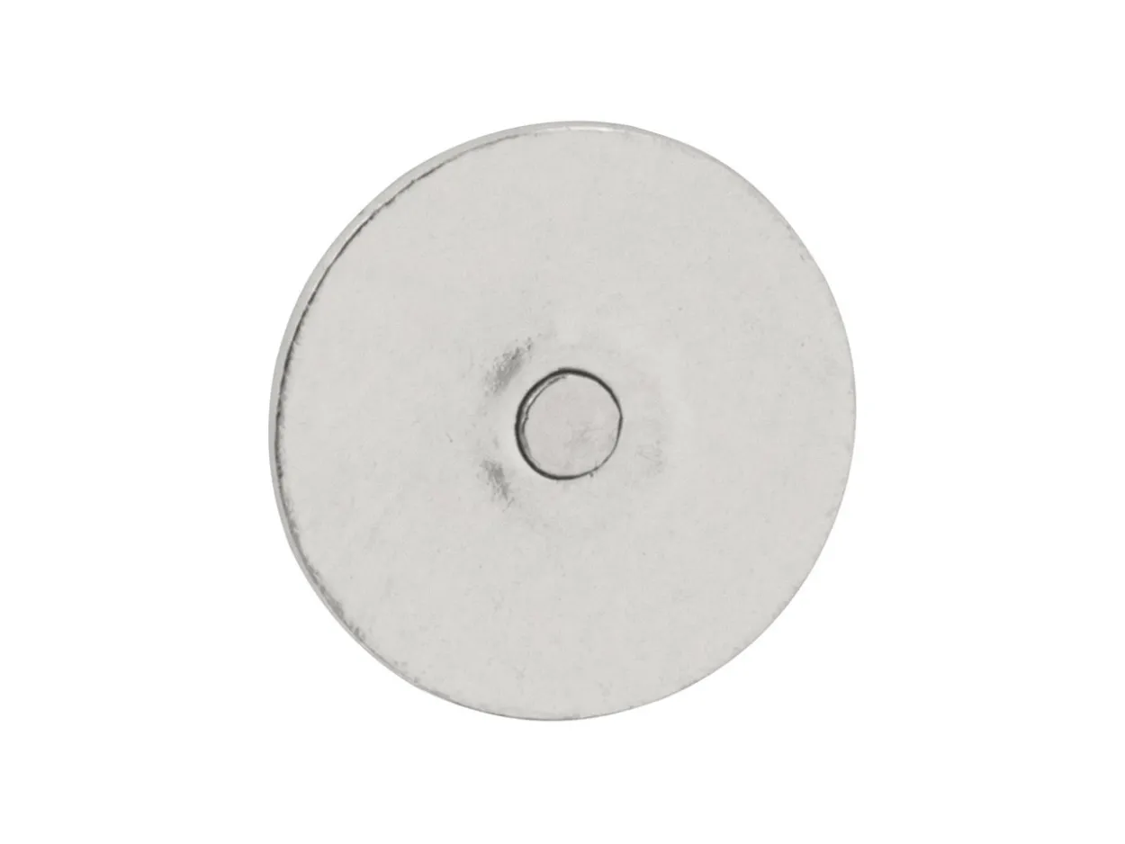 Silver Plated 7mm Flat Disc And Post, Pack of 10