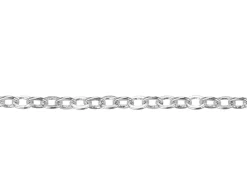 Silver Plated 2.3mm Oval Trace Chain 18