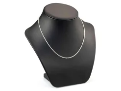 Silver Plated 1.8mm Prince Of Wales Rope Chain 18
