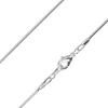 Silver Plated 1.1mm Round Snake Chain 18"/45cm Unhallmarked