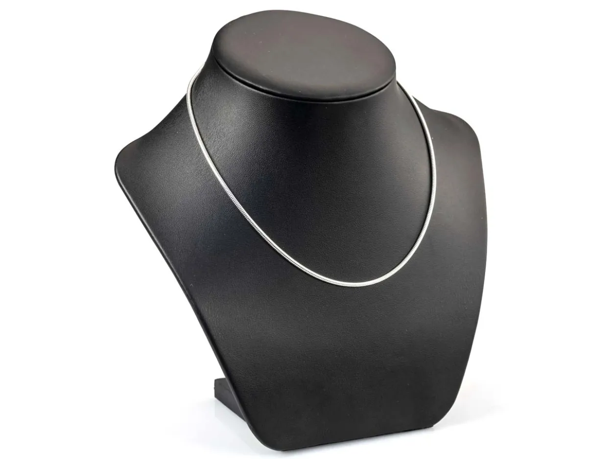 Silver Plated 1.9mm Round Snake Chain 18"/45cm Unhallmarked
