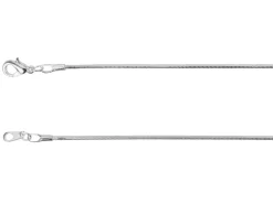 Silver Plated 1.1mm Round Snake Chain 16"/40cm Unhallmarked