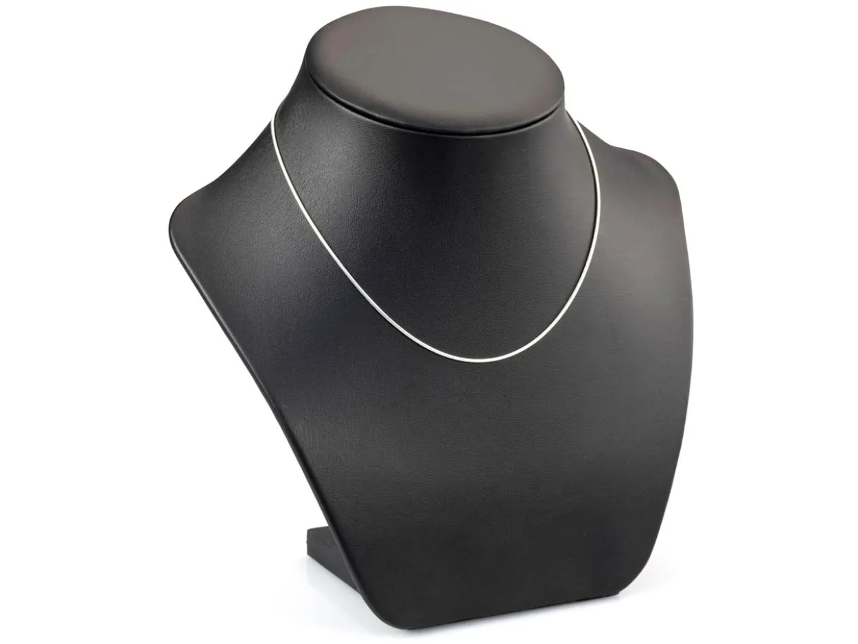 Silver Plated 1.1mm Round Snake Chain 16"/40cm Unhallmarked