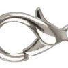Silver Plated Oval Lobster Trigger Clasp Catch 19mm Pack of 10