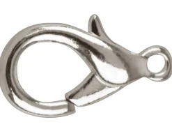 Silver Plated Oval Lobster Trigger Clasp Catch 19mm Pack of 10