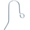 Silver Plated Plain Hookwire Pack of 10