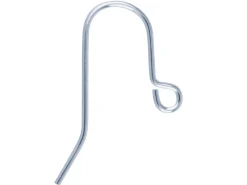 Silver Plated Plain Hookwire Pack of 10