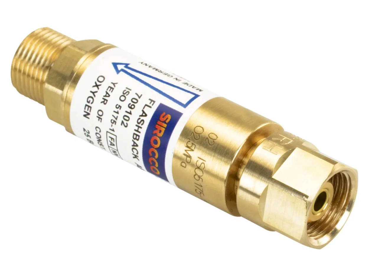 Sirocco Oxygen Flashback Arrestor