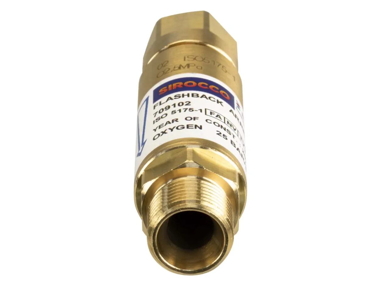 Sirocco Oxygen Flashback Arrestor
