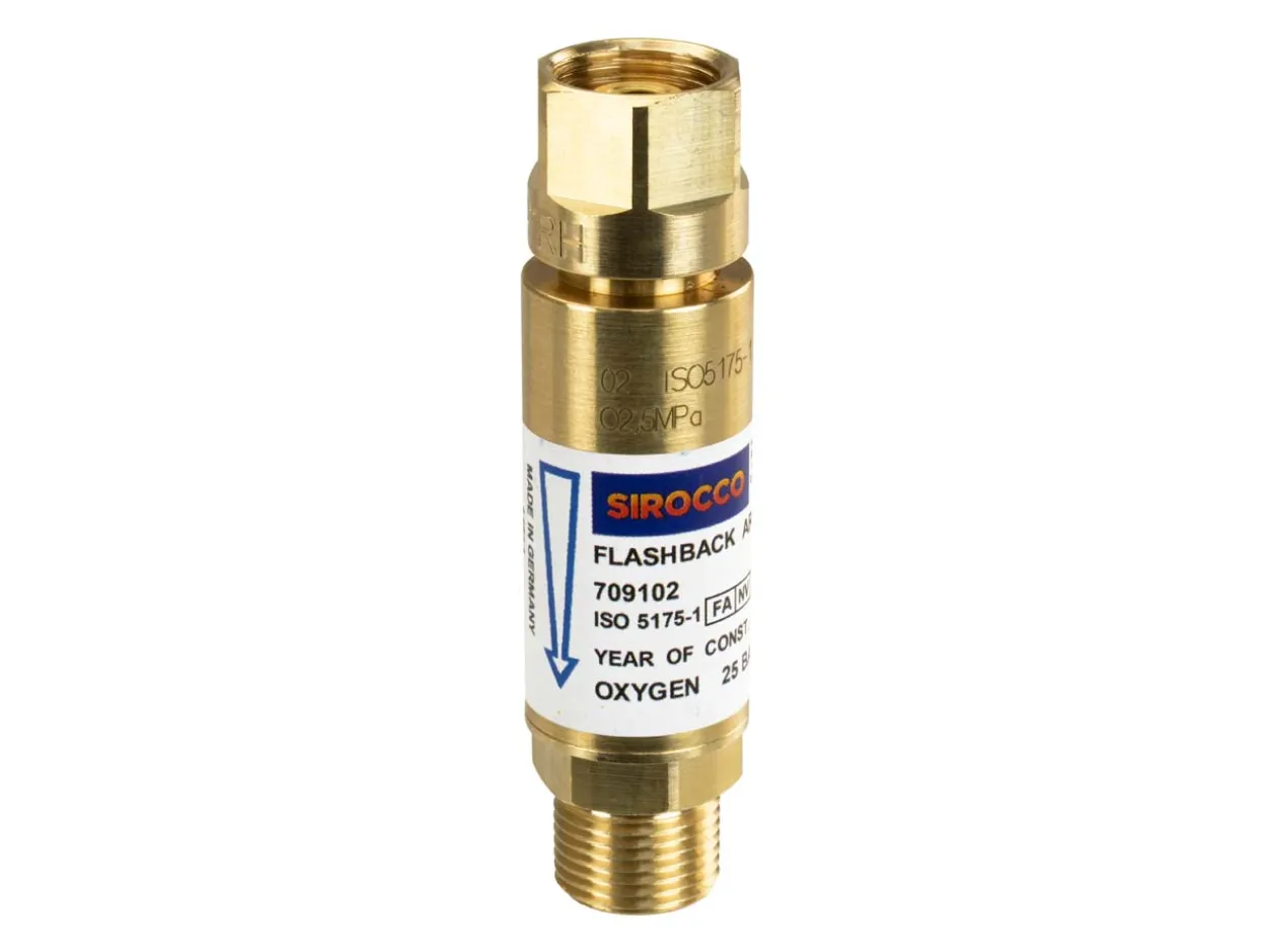 Sirocco Oxygen Flashback Arrestor