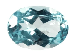 Sky Blue Topaz, Oval, 14x10mm, Treated