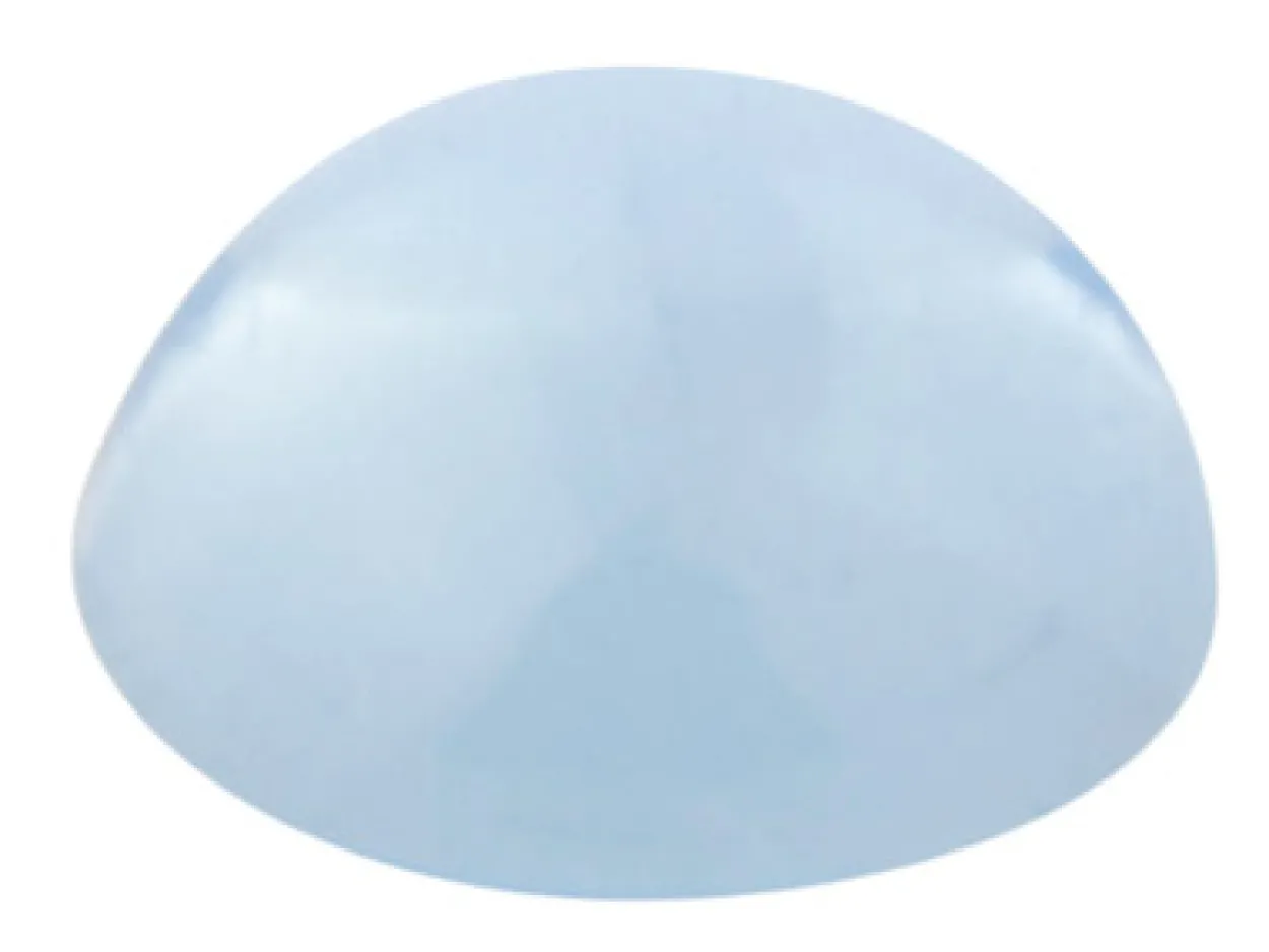 Sky Blue Topaz, Round Cabochon 4mm, Treated