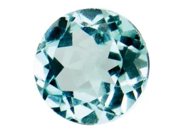 Sky Blue Topaz, Round, 2.5mm, Treated