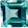 Sky Blue Topaz, Square, 4x4mm, Treated