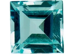 Sky Blue Topaz, Square, 4x4mm, Treated