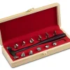 Small 11 Piece Interchangeable Head Precision Hammer Set