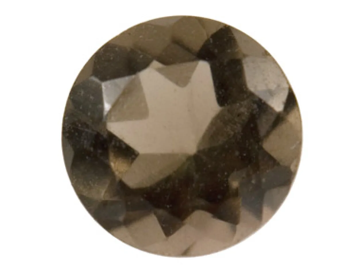 Smokey Quartz, Round, 4mm