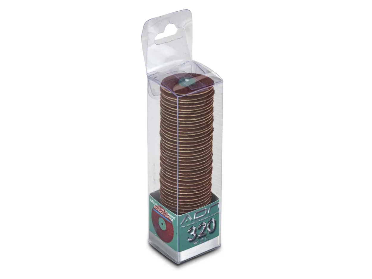 Snap On Emery Disc, Pack of 50 320 Grit