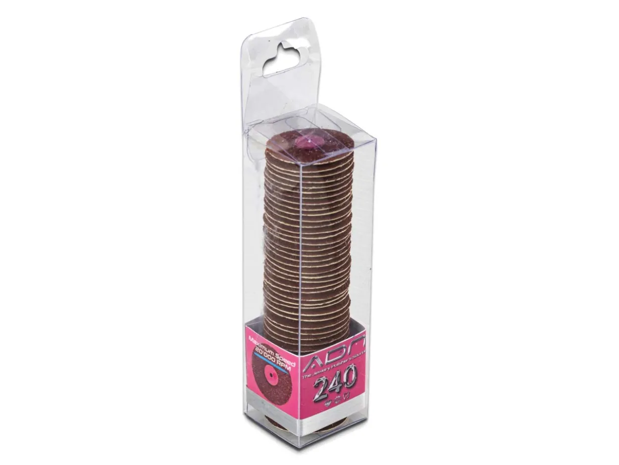 Snap On Emery Disc, Pack of 50 240 Grit