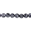 Snowflake Obsidian Semi Precious Round Beads 10mm,16" Strand