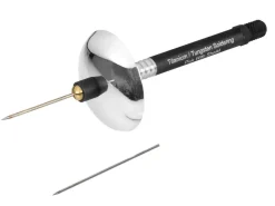 Soldering Probe With Large Heat Shield, Titanium And Tungsten Tips