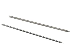 Soldering Probe With Large Heat Shield, Titanium And Tungsten Tips