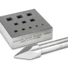 Square Bezel Block 4.0mm To 14.0mm Holes 17°