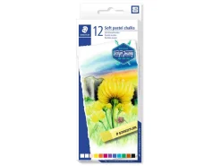 Staedtler Soft Pastel Chalks, Set Of 12 In Assorted Colours