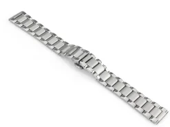 Stainless Steel Watch Bracelet, Centre Clasp, 18mm