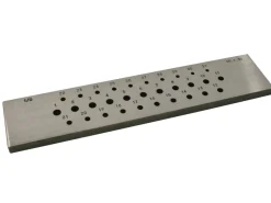 Steel Round Drawplate, 0.5mm - 4.0mm, 40 Hole