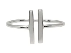 Sterling Silver Adjustable Bar Design Ring