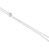 Sterling Silver Adjustable Ball Clasp And Spiga Chain Bracelet Component
