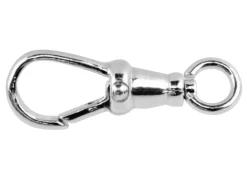Sterling Silver Albert Swivel 25mm Open Ring