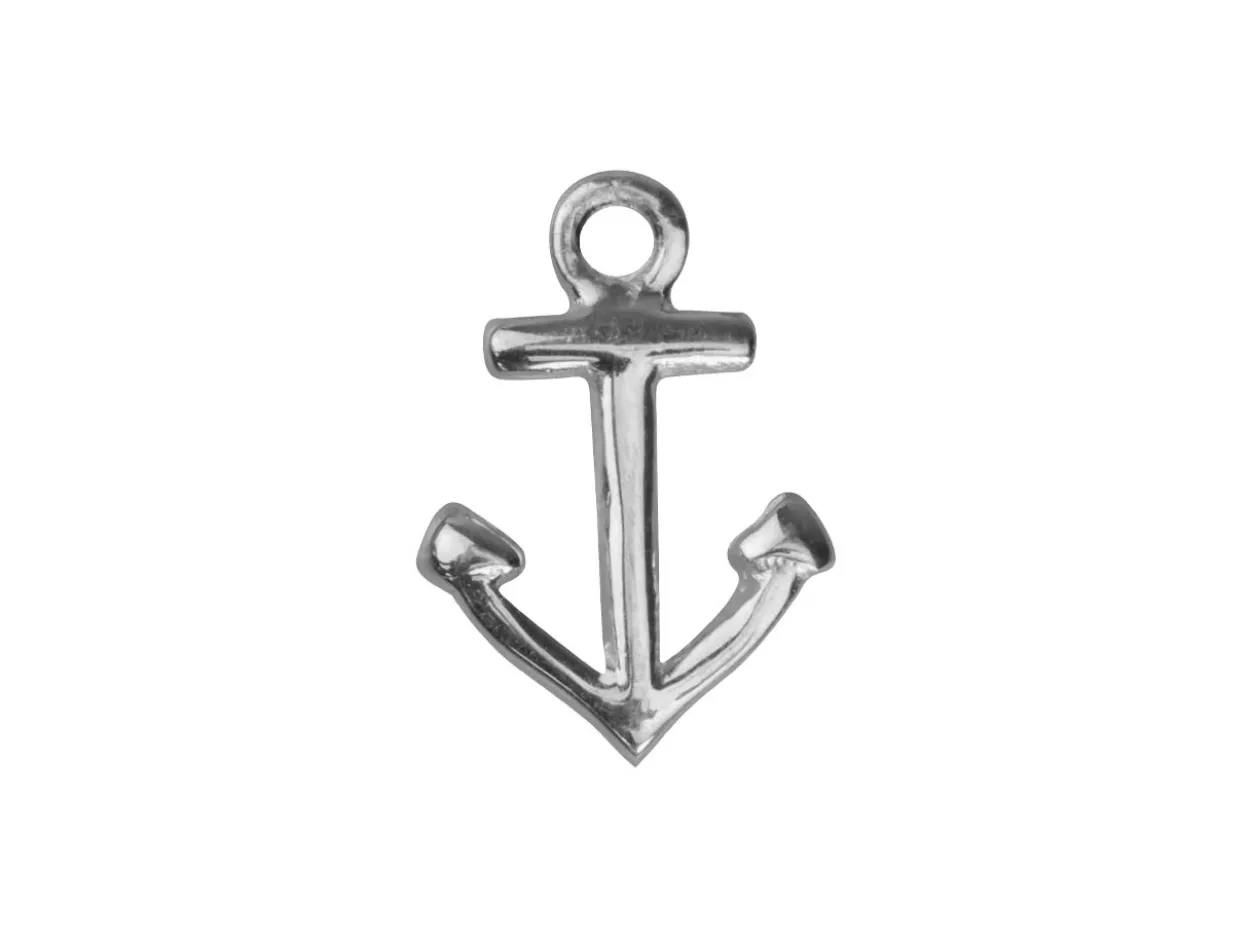 Sterling Silver Anchor 10mm