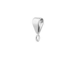 Sterling Silver Bail With Fixed Open Ring