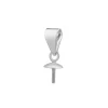 Sterling Silver Bail With 3mm Thread Cup