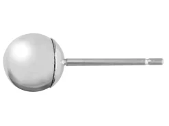 Sterling Silver Ball Stud Earrings 6mm Pack of 10