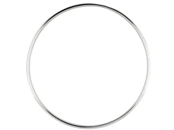 Sterling Silver Bangle 3.5mm Wide Hallmarked